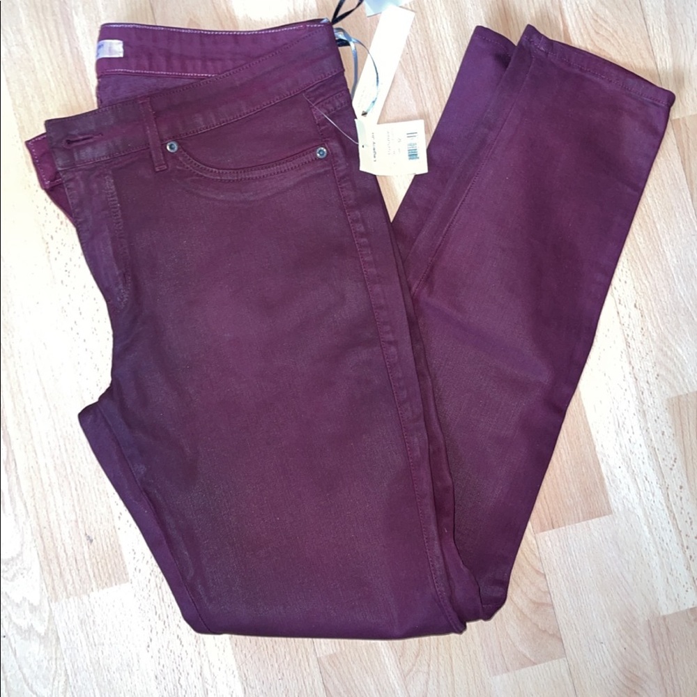 Rich and skinny woman’s jeans